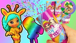 6 MEGA SURPRESAS | PARTY POP TEENIES Unicórnio, Animal ou Bonequinha surpresa Maravilha do Inverno