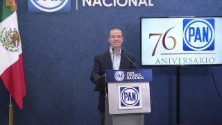 Ricardo Anaya Cortés mensaje 76 Aniversario PAN