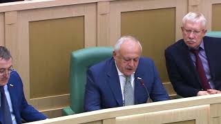 Таймураз Мамсуров рассказал в сенате о поездке в Монголию.