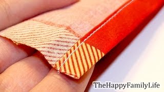 Шов ВПОДГИБКУ с ЗАКРЫТЫМ срезом (Машинные швы)