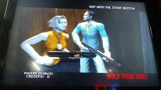 The house of the dead 3 (very hard difficulty) lowest rank play.