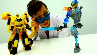 Видео про игры в больницу для игрушек. доктор Ой и роботы трансформеры: чиним Галли