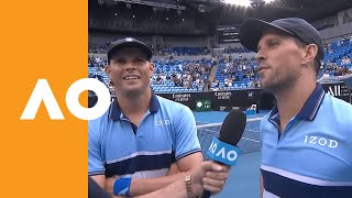 Bob Bryan & Mike Bryan on-court interview (2R) | Australian Open 2020