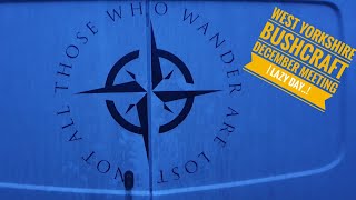West Yorkshire Bushcraft December Meeting | Part 3, cooking, more gear, and Carving a spoon and more