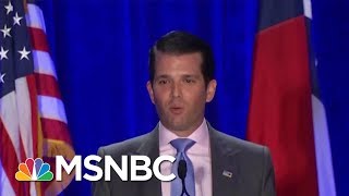 Donald Trump Jr.: 'I Never Spoke To My Father' About Trump Tower Meeting | Velshi & Ruhle | MSNBC