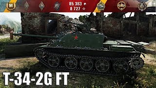 ТОП СТАТИСТ на китайской пт сау T-34-2G FT (7 уровень) ??? World of Tanks лучший бой