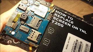 How to replace broken Screen THL T200 1080P