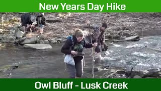 New Years Day Hike at Owl Bluff in Lusk Creek Wilderness Collaboration