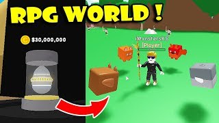 MY FIRST TIMES PLAYING RPG WORLD SIMULATOR & UNOBTAINABLE PETS | Roblox