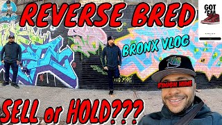 AIR JORDAN 1 "REVERSE BRED" WIN | SELL NOW OR HOLD FOR A TRADE??? | SOUTH BRONX NYC VLOG