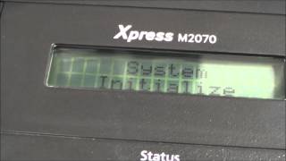Reset Samsung Xpress M2070/2070F/2070FW- How to reset a Samsung Xpress M2070, 2070F, 2070FW printer