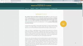 Manifest Intellektueller gegen Rechts-Populismus