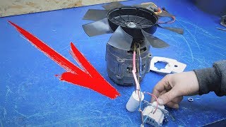 Fan from the motor of the washing machine!