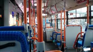 【京都市バス】QKG-LV234N3　いすゞエルガ　車内風景