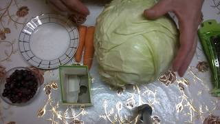 Квашеная капуста на зиму  Видео рецепт квашеной капусты просто и очень вкусно