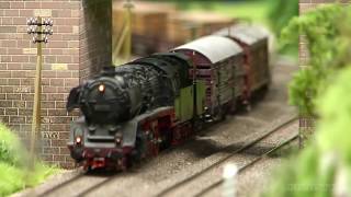 Fantastic Steam Locomotive Model Railway Layout in HO Scale