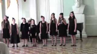 лауреаты конкурса юных исполнителей  2013 во Пскове ( ансамбль "Belle Voci" город Нарва, Эстония )