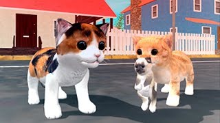 СИМУЛЯТОР Маленького КОТЕНКА #1 Кошечка Анджела и Кот Том Мультик про котиков