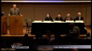"Macroeconomic Reforms in Developing Countries" Panel: Williams College CDE 10.13.10