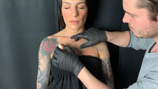 ASMR Covering Up Her Tattoos