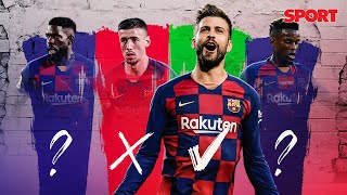 La DEFENSA del FC BARCELONA en cuadro: PIQUÉ ✅, UMTITI ❓, SEMEDO ❓, LENGLET ❌