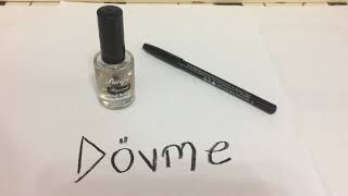 Dövme nasıl yapılır??Evde dövme yapımı//2 malzeme ile kolay dövme yapmak??
