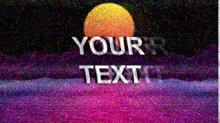 Vaporwave Intro Template For Sony Vegas Pro