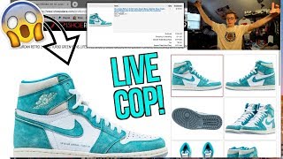 AIR JORDAN 1 "TURBO GREEN" SUCCESSFUL MANUAL LIVE COP! | HOW TO COP ON SHOEPALACE! | MONEY SIZE!