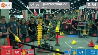 2018 VRC Math QF2-1 - 7618B 6008D vs 315X 2131X - 141 to 122