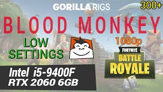Fortnite RTX 2060 Intel 9400F LOW Settings 1080p