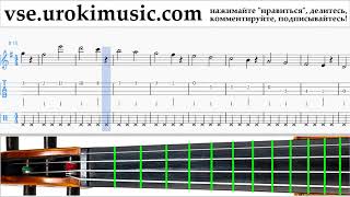 Как играть на скрипке The Pink Panther - Theme Song Табы часть 1 упражнения um-i821
