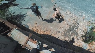 ДИКИЙ ПОБЕГ ПАРКУР ОТ ОХРАНЫ НА ЗАБРОШКЕ ОТ ПЕРВОГО ЛИЦА