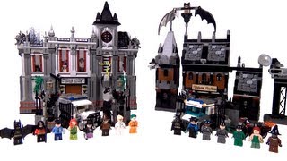 BrickQueen LEGO Batman Arkham Asylum Comparison 2006 7785 vs. 2013 10937 DC Super Heroes