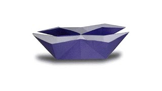 Hướng dẫn cách gấp cái thuyền đôi bằng giấy - Xếp hình Origami - How to make a twin boat