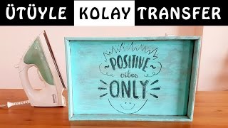 Ahşap Üzerine Transfer Baskının En Kolay Yolu