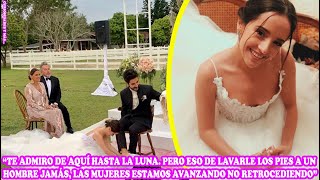 EVALUNA SE ARRODILLA EN PLENA BODA FRENTE A CAMILO Y LE LAVA LOS PIES