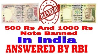 500 AND 1000 RUPEE NOTES BANNED IN INDIA | Answered by RBI Governor | YOYO TV Kannada