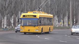 Черкасский троллейбус - Аномально тёплый декабрь БКМ 321, ЗиУ-10, Богдан Т70117, Киев-12.05