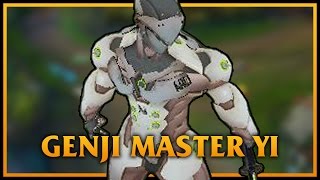 Overwatch Genji Master Yi LoL Custom Skin ShowCase