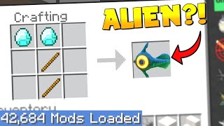Largest Minecraft Modpack but EVERY crafting recipe is RANDOM 3