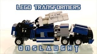 Lego Transformer Combiner Wars Bruticus Part 5 Onslaught By BX Brix
