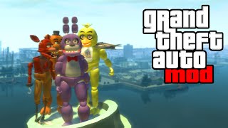 FIVE NIGHTS AT FREDDY'S 4 MOD! - "FNAF 4" GTA IV PC Mods Fan Made Gameplay! (GTA IV PC Mods)