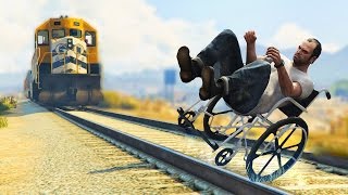 Приколы в играх WDF 5 | Тревор останавливает поезд | Смешные моменты из GTA 5 и cs 1.6
