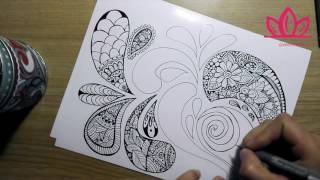 ZENTANGLE ART PASO A PASO NEW IDEAS!!!!