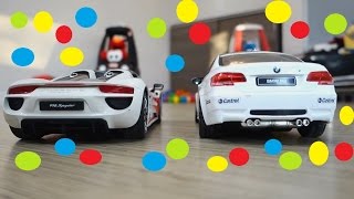 fun for kids with plastic balls and cars TOYS WITH BABIES home playground funny movie