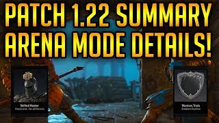 For Honor: PATCH 1.22 DETAILS! ALL ARENA MODE REWARDS AND DETAILS!