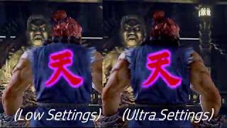 Tekken 7 PC Graphics Settings Low vs Ultra (GTX 980TI)
