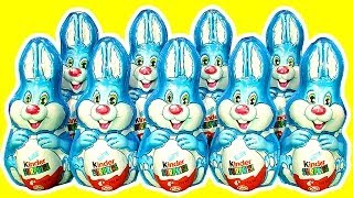 10 Kinder Surprise Bunny Counting Song 1-10 Ultimate Surprise Easter Egg Toys