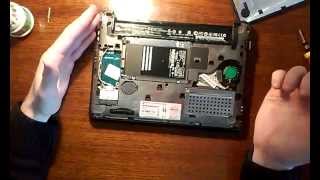 Разборка нетбука Compaq Mini