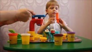"Фабрика мороженого" Студио (аналог PLay-Doh). Обзор игрушки | Ice cream factory